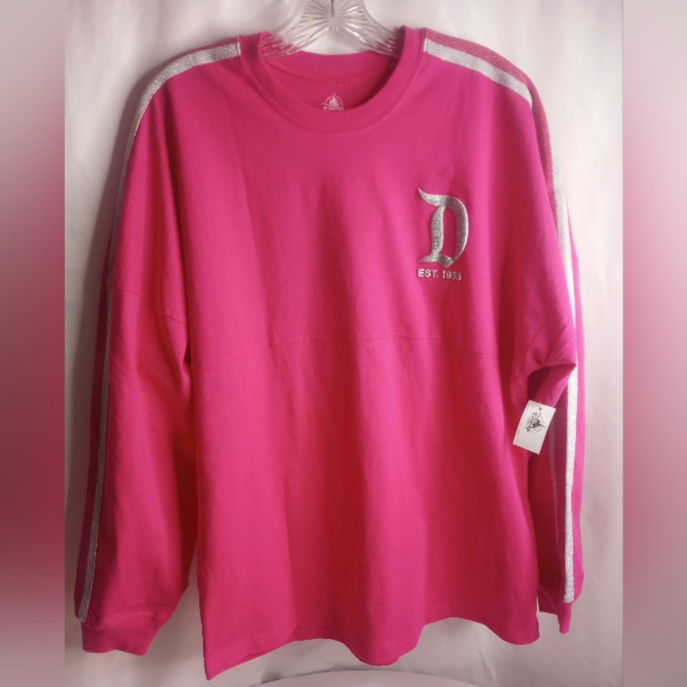 *Hot Pink/Glitter" Disney Resort Spirit Jersey Size M